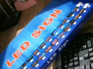 CARTEL LED ABIERTO SUNLIGHT 220V/50HZ