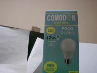 FOCO LED GLOBO 12W COMODIN