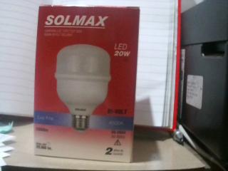 FOCO SOLMAX 20 W LUZ FRIA