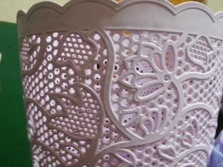BASURERO DE PLASTICO DISEÑO COLORES