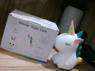 LAMPARA INFANTIL DE GOMA SILICONA 91069