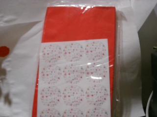 BOLSA DE CARTON X10UN 24X13CM ROJO