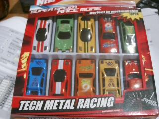 AUTO COLECCION 10PCS METAL RACING 390675