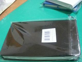 AGENDA TAPA DURA CUERINA A6-6-NEGRO 10X14CM