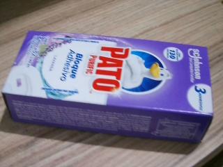ADHESIVO P/ INODORO LAVANDA PATO PURIFEC X 3