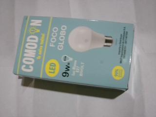 FOCO LED 9W COMODIN. LUZ BLANCA