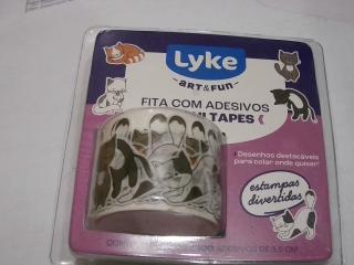 CINTA ADHESIVA LYKE DISEÑO GATOS
