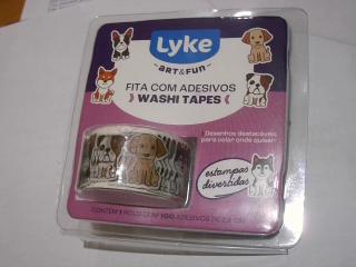 CINTA ADHESIVA LYKE 2.5CM DISEÑO PERROS