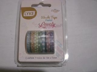 CINTA ADHESIVA LYKE DISEÑO PASTEL LOVELY