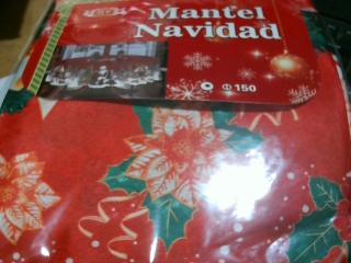 MANTEL NAVIDAD RED. ESTAMP. GY 25MT-032