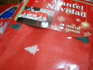 MANTEL NAVIDAD RECT. ESTAMP. 25MT-033