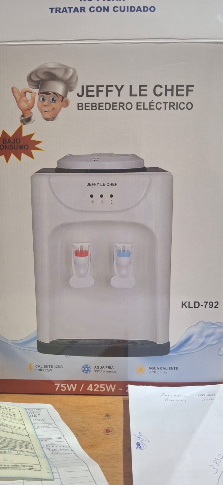 BEBEDERO ELECTRICO KLD-792 JEFFY LE CHEF