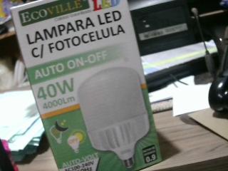 FOCO C/FOTOCELULA 40W ECOVILLE 