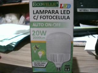 FOCO C/FOTOCELULA 20W ECOVILLE 