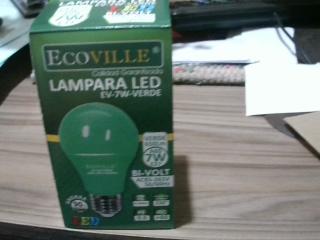 FOCO 7W ECOVILLE VERDE 