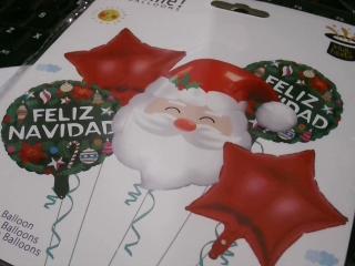 GLOBO X5PCS PAPA NOEL WB-X441