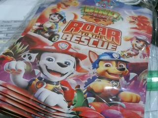 BOLSO DE CARTON 21X15CM X12UN PAW PATROL