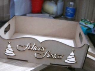 BANDEJA NAVIDEÑA MDF 25X20