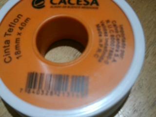 CINTA DE TEFLON 18MM X 40M CACESA