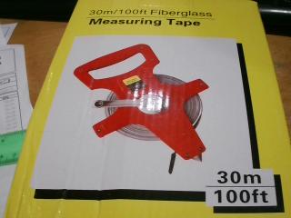 CINTA METRICA 30M C/BASTIDOR EC11663