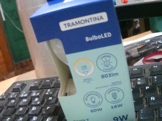 FOCO LED 9W BULBO TRAMONTINA 