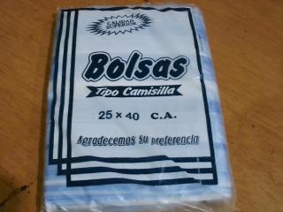 BOLSA CAMISILLA 25X40 