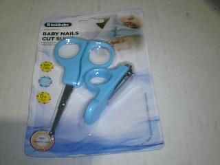 CORTA UÑA C/TIJERITA PARA BEBE BABY NAILS UT16