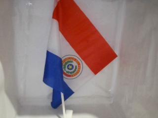 BANDERA PARAGUAYA P/AUTO 30X45CM RC26098