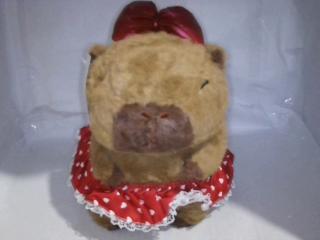CAPIBARA 18CM C/POLLERA Y MOÑO 59299 