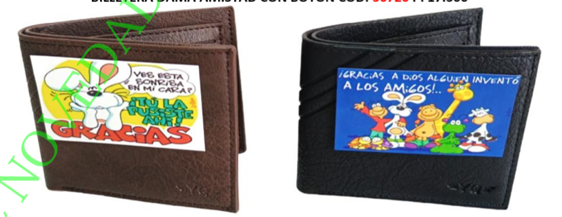 BILLETERA PARA HOMBRE AMISTAD 58696