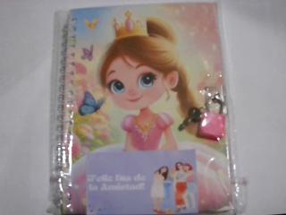 AGENDA CON CANDADO 13X18CM 36624 AMISTAD
