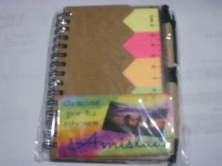 AGENDA C/BOL 10X14CM 19885 AMISTAD