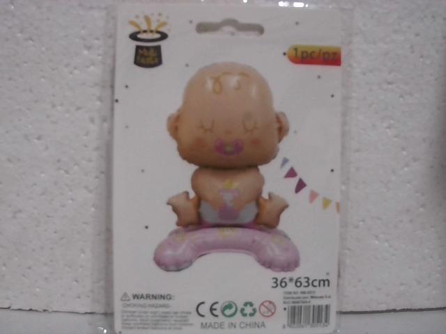 GLOBO BEBE 36X63CM WB-X513 ROSA