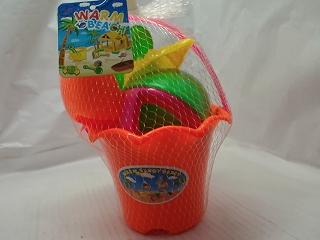 BALDE DE PLAYA CON ACCESORIOS 52100