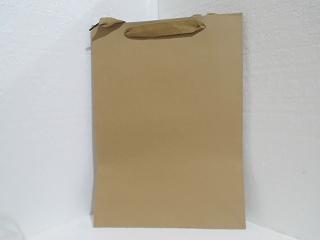 BOLSO MARRON 33X24CM X12UN MK-2494 MED.