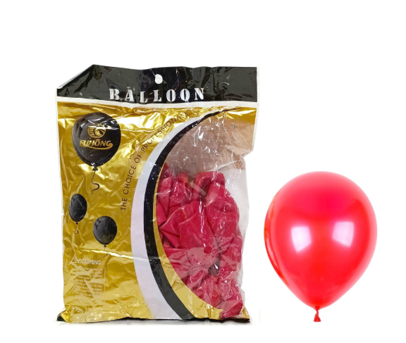GLOBO 9LTS X50PCS ROJO RC-26164