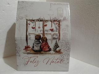 CAJA NAVIDEÑA 35X25 FELIZ NATAL