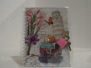 AGENDA C/ CANDADO 15X11 PAISAJES 64619