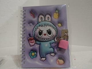 AGENDA C/ CANDADO 15X11 LABUBU