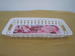 BANDEJA DE MELAMINA RECTANGULAR CH