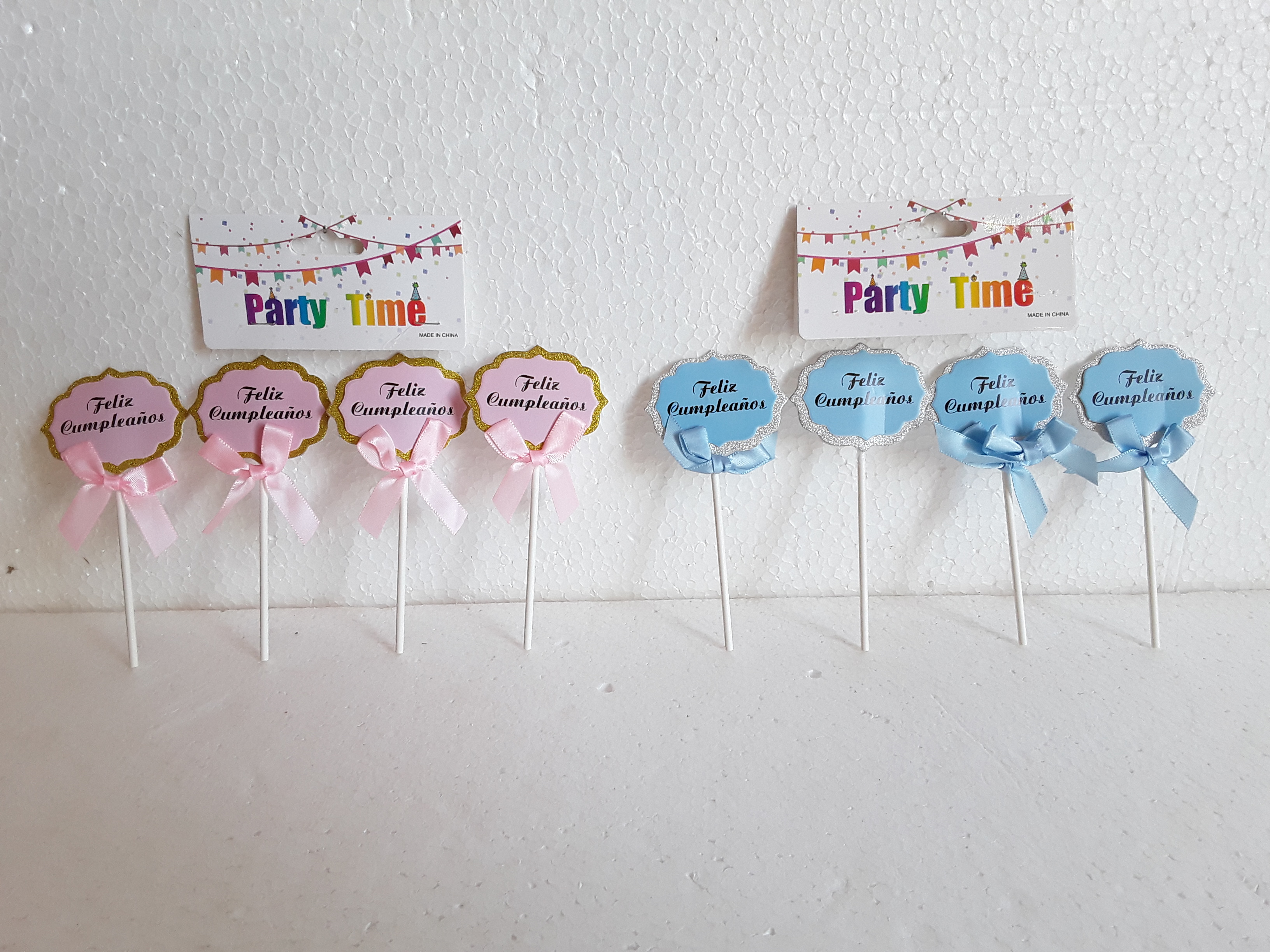 ADORNO FELIZ CUMPLEAÑOS X 4PCS