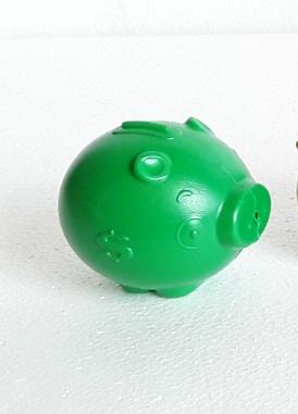 ALCANCIA CERDITO DE PLASTICO CHICO