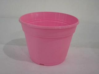 PLANTERA DE COLORES 12CM ROSA BEBE
