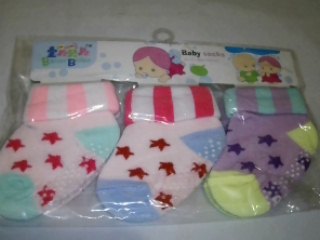 MEDIA PARA BEBE X3UNID ANTIDESLIZANTE.