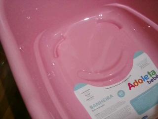 BAÑERA PARA BEBE 20LTS ROSA CLARITO 