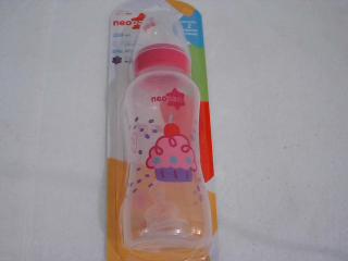 BIBERON BRILLA ORTOD 250ML ROSA