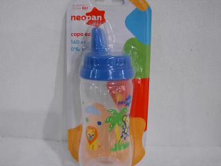 BIBERON CON PICO 140ML AZUL