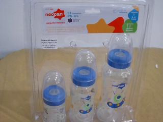 KIT DE BIBERONES X 3PCS AZUL