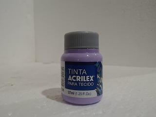 ACRILEX P/ TELA 37ML LILA MATE