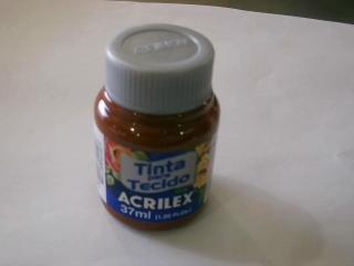 ACRILEX P/ TELA 37ML MARRON MATE
